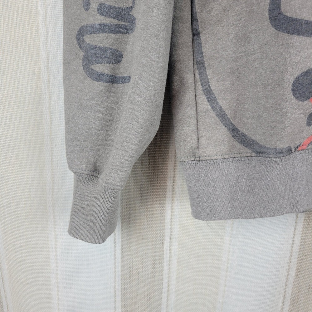 Disney Minnie Mouse Crewneck Sweatshirt Gray Size Large - Picture 2 of 8